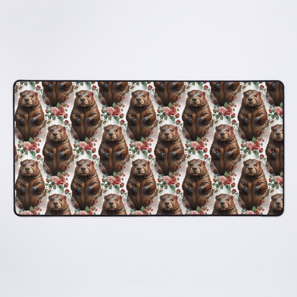 Item preview, A Beaver Surrounded By New York Roses Pattern 4 designed and sold by taiche.