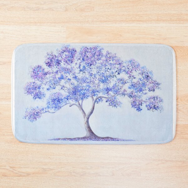 Item preview, Purple Jacaranda tree painting designed and sold by MatsonArtDesign.