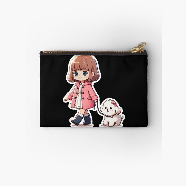 Item preview, Little Girl Walk The Dog designed and sold by plushism.