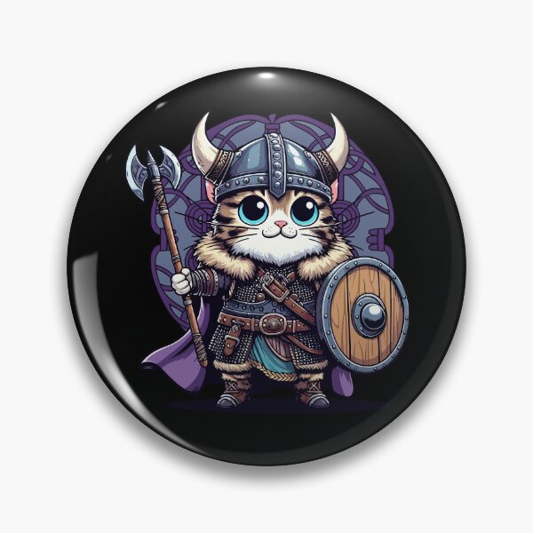 Item preview, Cat Viking designed and sold by Ikibrai.