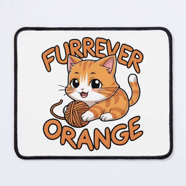 Item preview, Furrever Orange Cat designed and sold by deviatepolo.