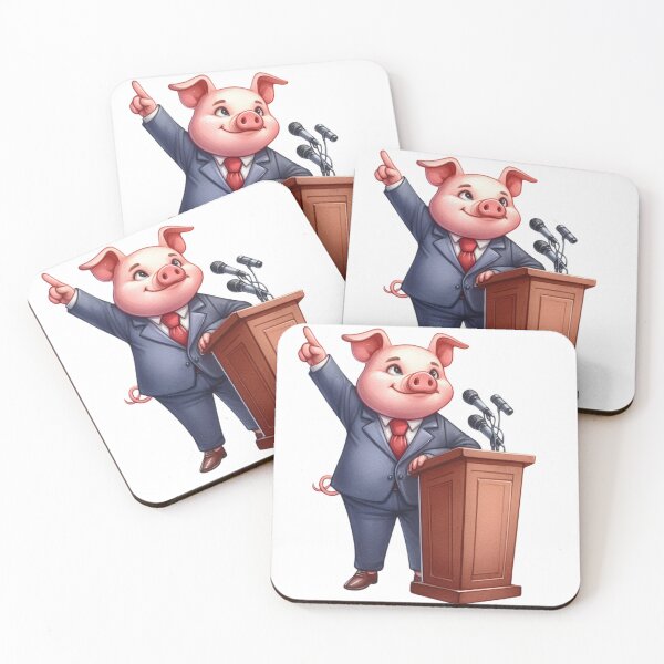 Item preview, The Politician Pig designed and sold by Alex CrazyDesigns.