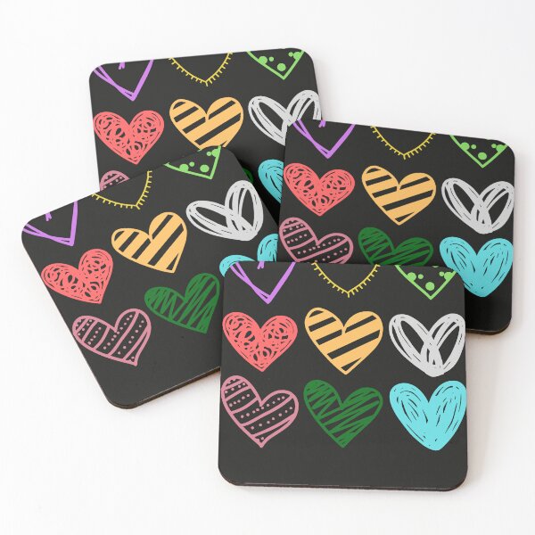 Item preview, Hearts colorful designed and sold by 10kamp.