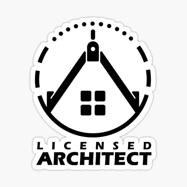 Item preview, Licensed Architect Profession Big Logo designed and sold by MMTees.