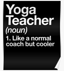 Swim Coach Funny Definition Trainer Gift Design Poster