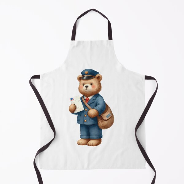 Item preview, Teddy Bear Mailman Plush designed and sold by Alex CrazyDesigns.