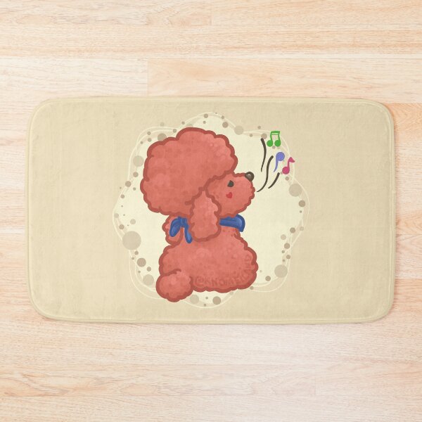 Item preview, Red Afro Poodle Singing a Song designed and sold by Khotekmei.