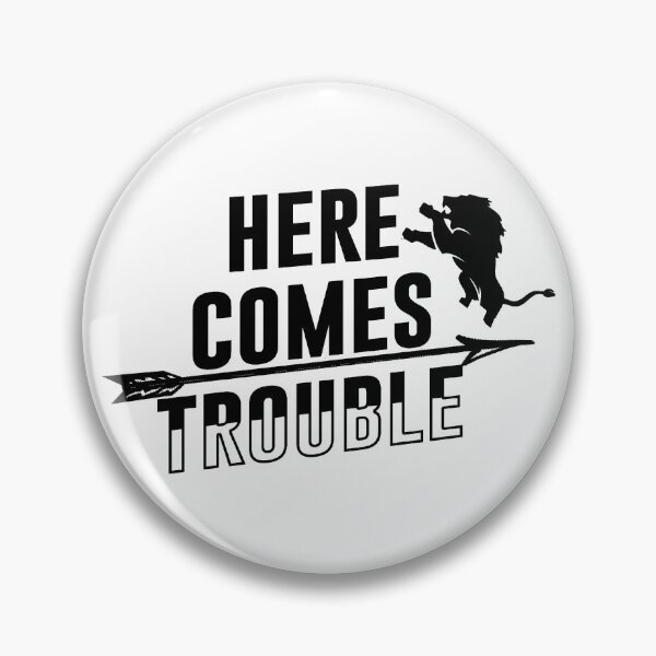 Item preview, "Here Comes Trouble" - Eyesasdaggers | Playful and Mischievous Design designed and sold by eyesasdaggers.