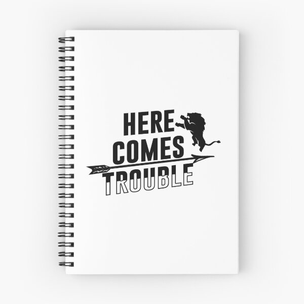 Item preview, "Here Comes Trouble" - Eyesasdaggers | Playful and Mischievous Design designed and sold by eyesasdaggers.