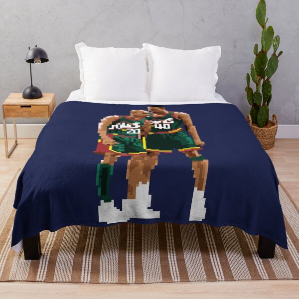 Item preview, Gary Payton Shawn Kemp Pixel duo Medium Print Qiangy designed and sold by qiangdade.