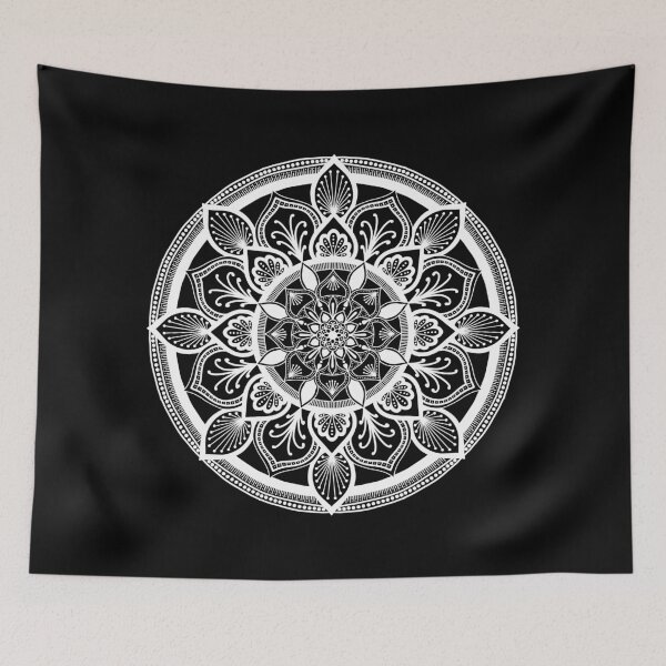 Item preview, White Mandala W123 designed and sold by MbyMorganK.