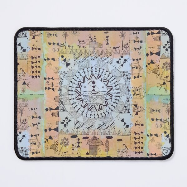 Item preview, Life of warli tribes  designed and sold by Kiruthikaarts.