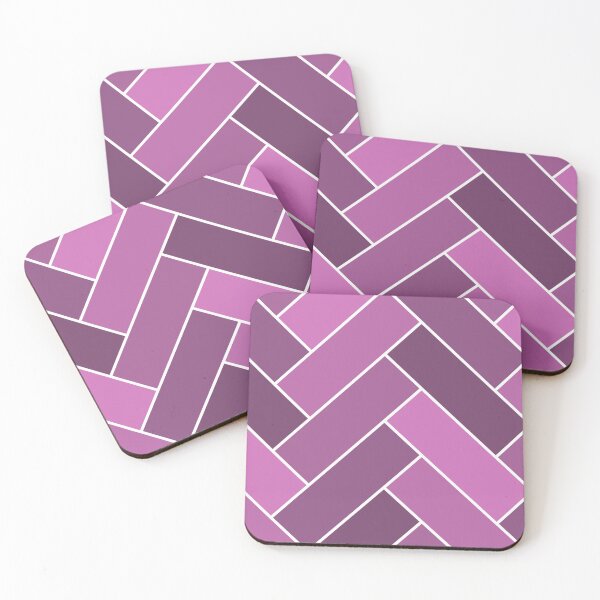 Item preview, Geometric Pattern: Herringbone Alt: Aubergine designed and sold by Red Wolf.