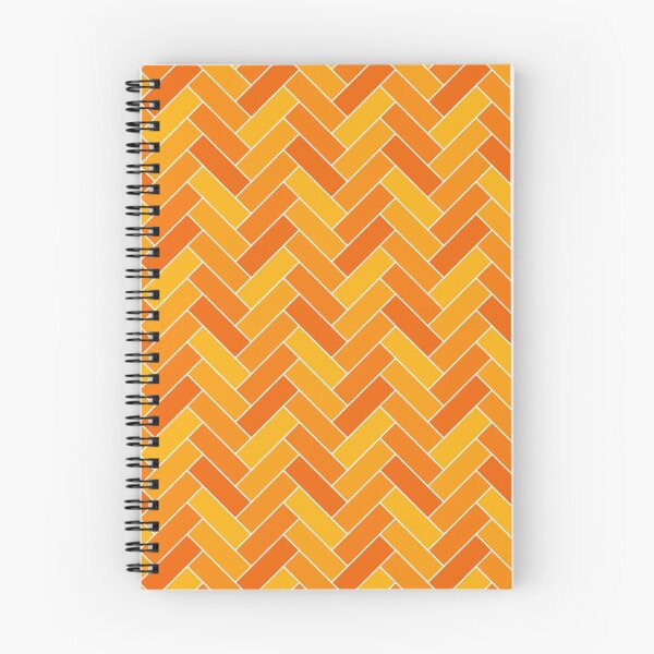 Item preview, Geometric Pattern: Herringbone Alt: Tangerine designed and sold by Red Wolf.