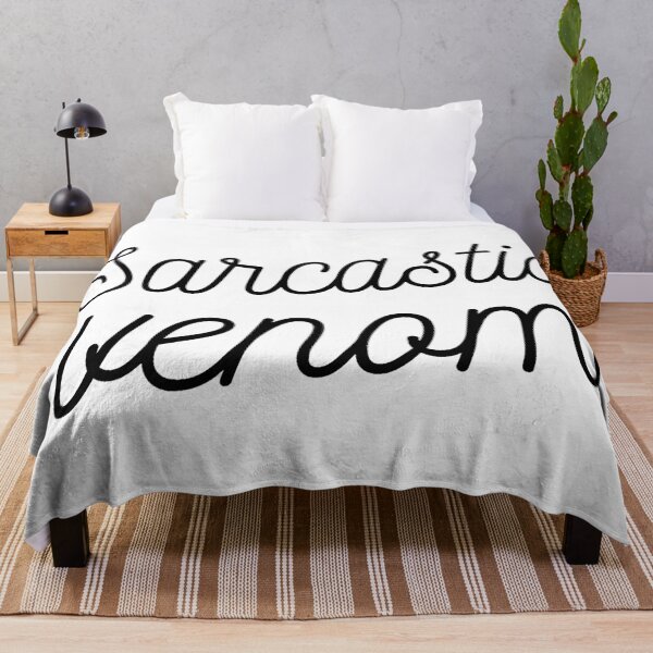 Item preview, "Sarcastic Venom" - Eyesasdaggers | Witty and Playful Typography Design designed and sold by eyesasdaggers.