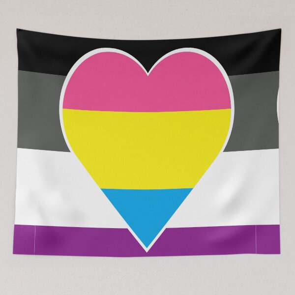 Item preview, Asexual Panromantic  designed and sold by EYE ILLUSTRATE  GRAPHICS.