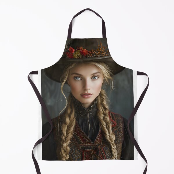 Item preview, Portrait of woman with vintage hat and braids designed and sold by Artessie.
