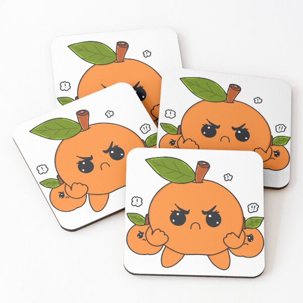 Item preview, Cute angry oranges designed and sold by Cuteshop94.
