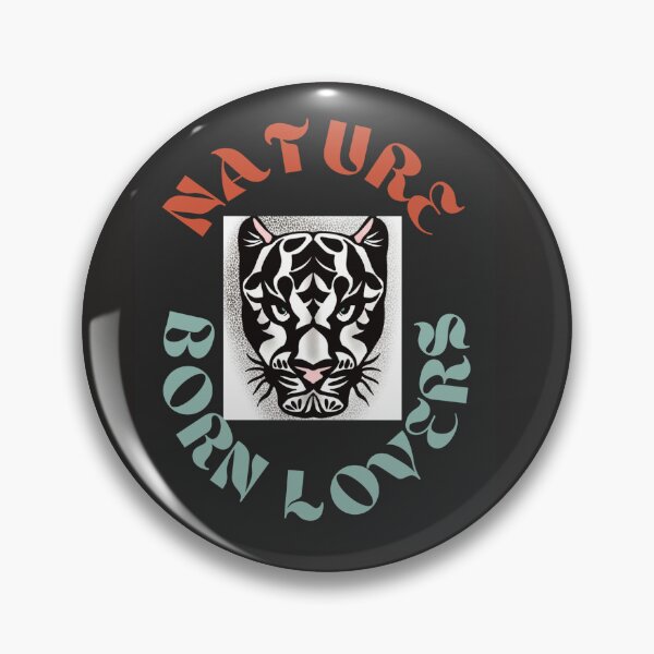 Item preview, Animal Head Tiger nature born lovers lettering designed and sold by Wildwood-Lovers.