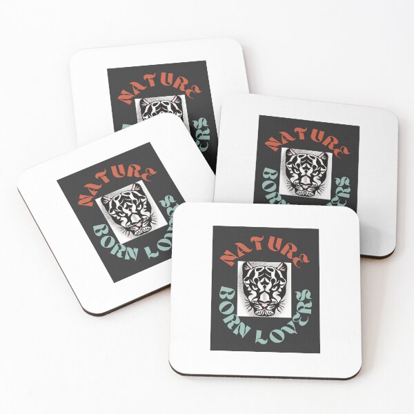Item preview, Animal Head Tiger nature born lovers lettering designed and sold by Wildwood-Lovers.