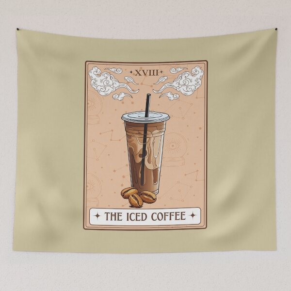 Item preview, Coffee Tarot Card Iced Coffee designed and sold by MomentumCloset.