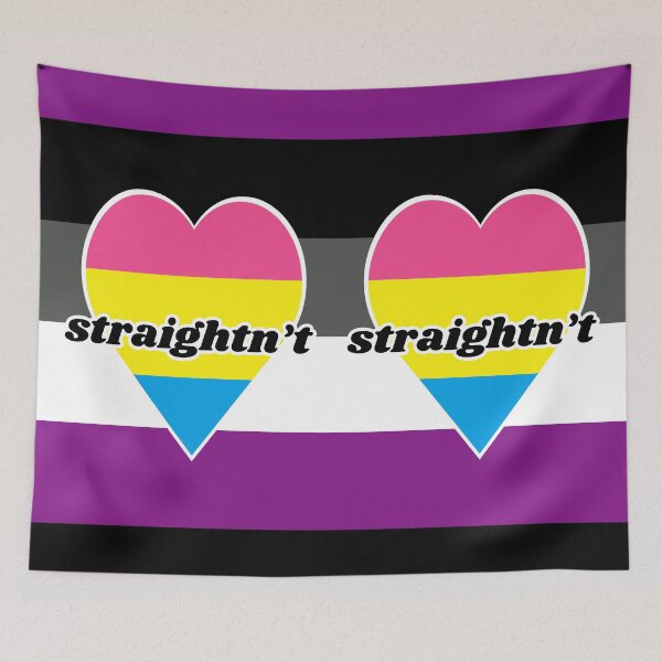 Item preview, Asexual Panromantic Straightn't designed and sold by EYE ILLUSTRATE  GRAPHICS.