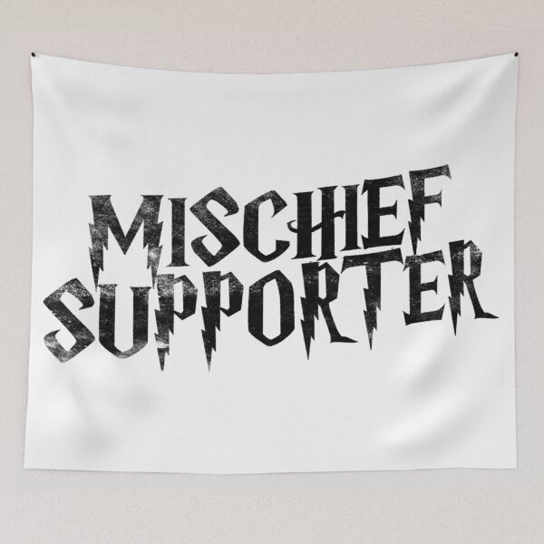 Item preview, "Mischief Supporter" - Eyesasdaggers | Playful Typography Design designed and sold by eyesasdaggers.