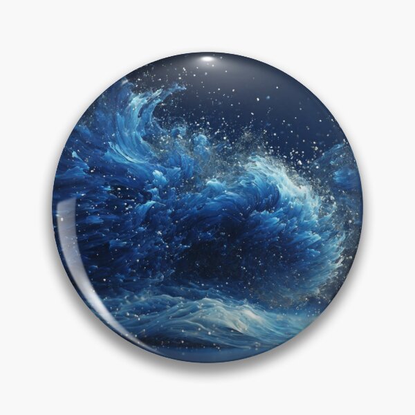 Item preview, Elegant Blue Particles in Motion designed and sold by Sadia  Jannat.
