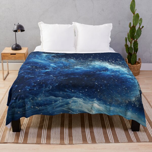 Item preview, Elegant Blue Particles in Motion designed and sold by Sadia Jannat.