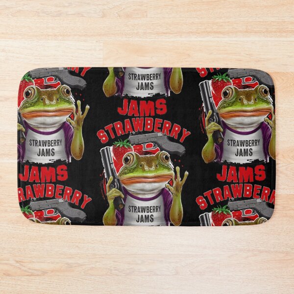 Item preview, Funny Meme Shirt | Strawberry Jams But My Glock Don'T T-Shirt | Frog Meme Shirt | Strawberry Jams But My Glock Don'T Png designed and sold by Ashish66K.