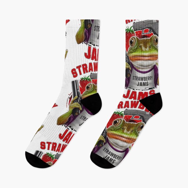 Item preview, Funny Meme Shirt | Strawberry Jams But My Glock Don'T T-Shirt | Frog Meme Shirt | Strawberry Jams But My Glock Don'T Png designed and sold by Ashish66K.
