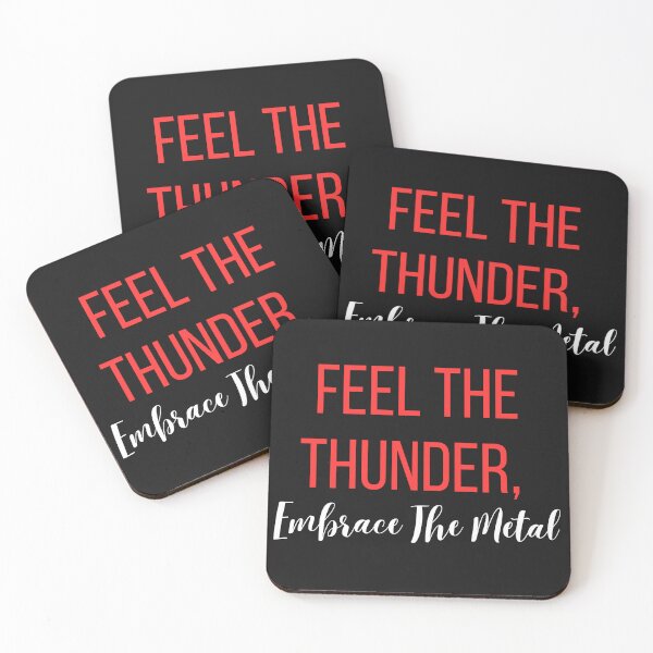 Item preview, Feel the thunder, embrace the metal. designed and sold by MetalRockMusic.