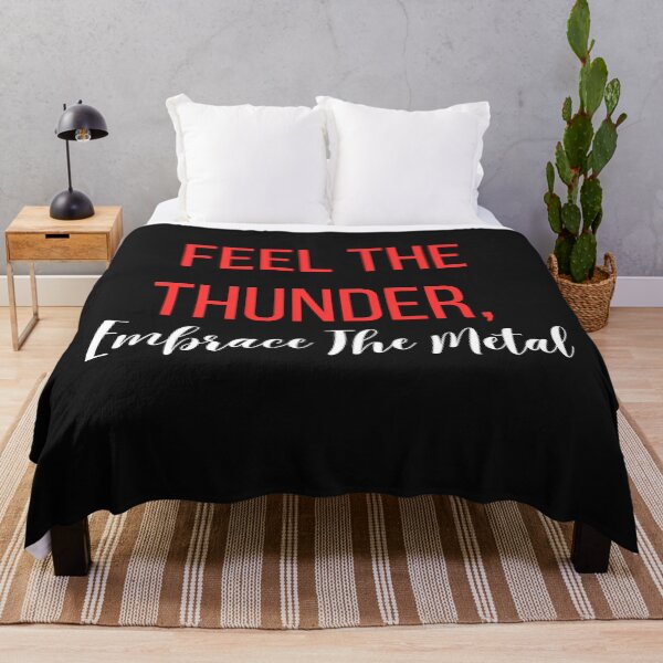 Item preview, Feel the thunder, embrace the metal. designed and sold by MetalRockMusic.
