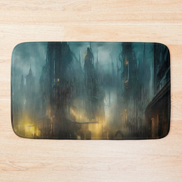 Item preview, The Toxic City- Digital Fantasy Art designed and sold by Adrian I Barnett.