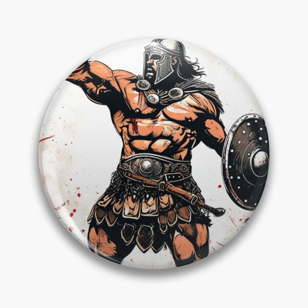Item preview, gladiator with raised fist 2 designed and sold by redmoon64.