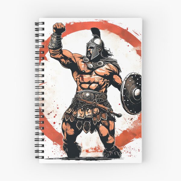 Item preview, gladiator with raised fist 2 designed and sold by redmoon64.