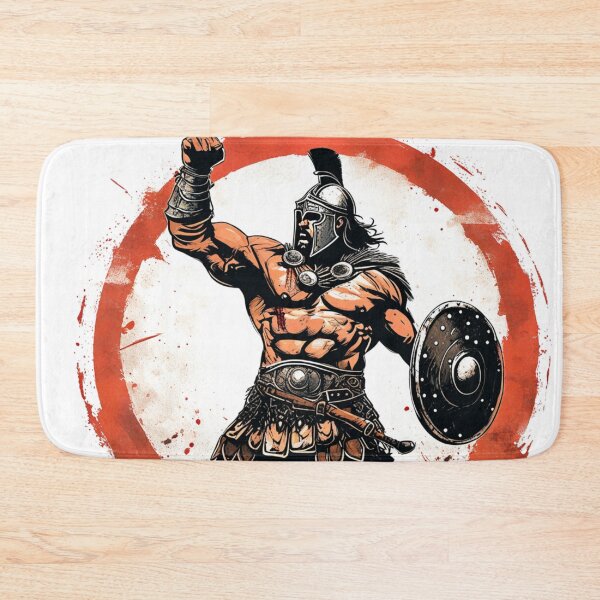 Item preview, gladiator with raised fist 2 designed and sold by redmoon64.