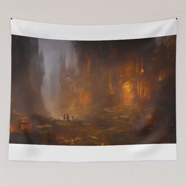 Item preview, Entrance to The Mines of Moria designed and sold by Adrian I Barnett.