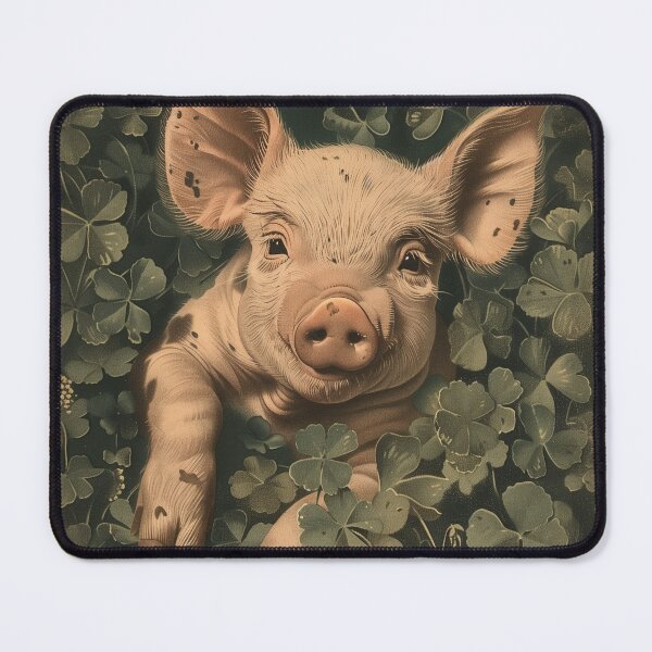 Item preview, Piglet Playing in Clover Patch designed and sold by palmyst.