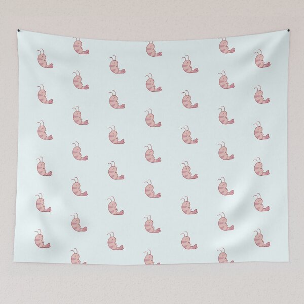 Item preview, shrimp animal illustration  designed and sold by Artofmayara.