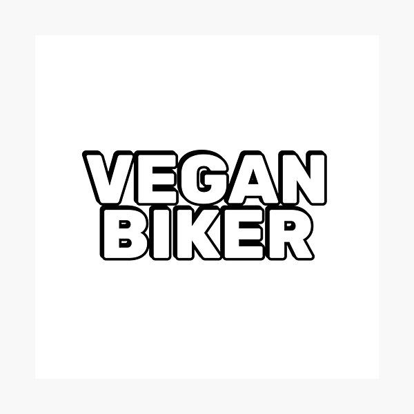 Item preview, Vegan Biker  designed and sold by Inspirationmotivation.