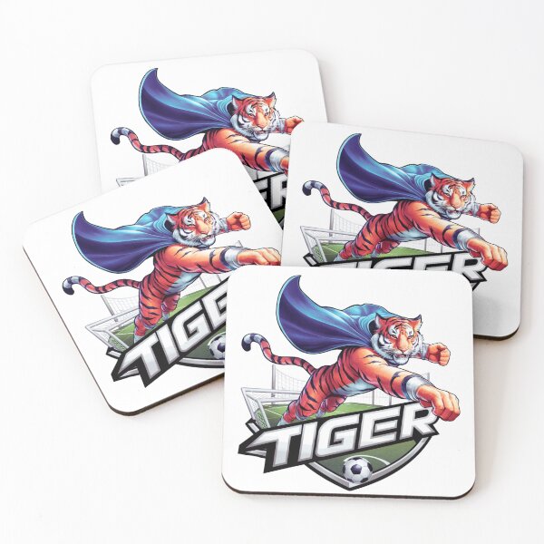 Item preview, Tiger Playing Football designed and sold by ArtisticAvenue6.