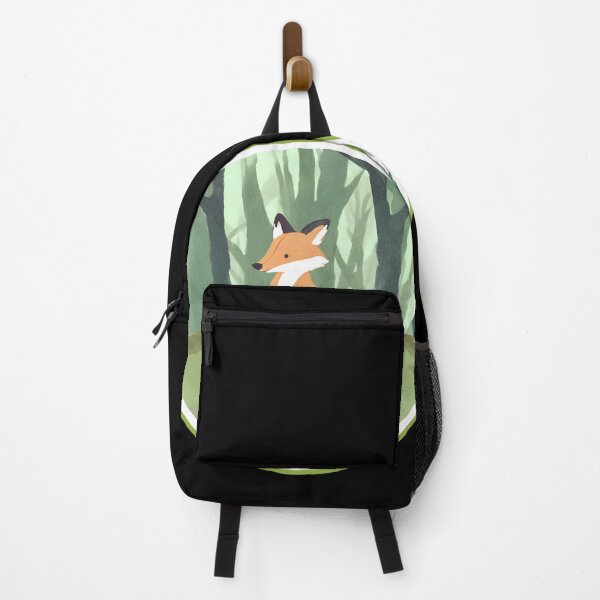Item preview, Smiling fox standing on a stone designed and sold by ColorfulCreate.