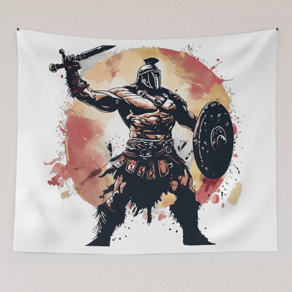 Item preview, gladiator attacking designed and sold by redmoon64.