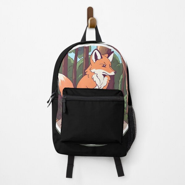 Item preview, Smiling fox standing on a stone designed and sold by ColorfulCreate.