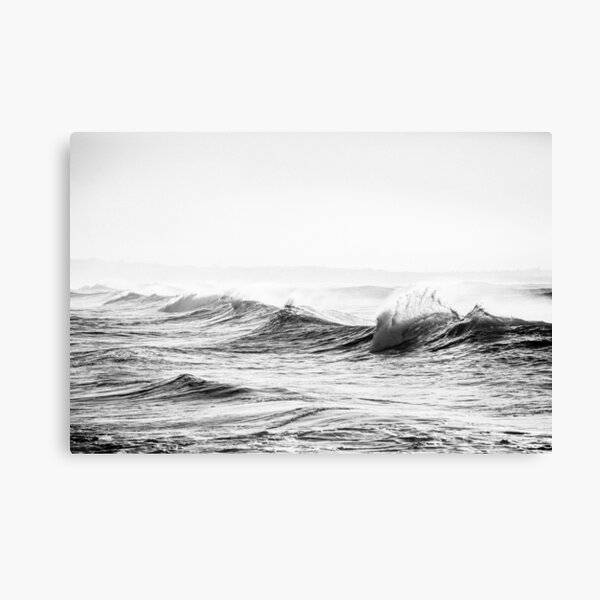 Item preview, Black and White Ocean Photography Art Print designed and sold by Justin Hevey.