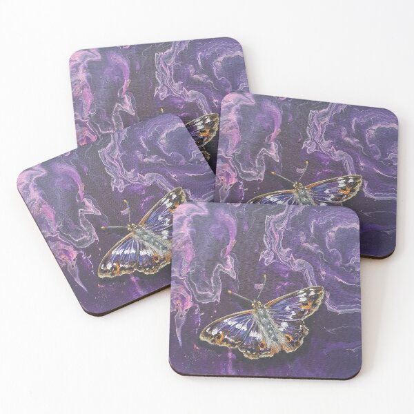 Item preview, Purple Emperor Butterfly on Amethyst designed and sold by TSpiritArtist.