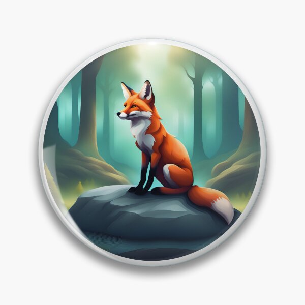 Item preview, Smiling fox with book designed and sold by ColorfulCreate.