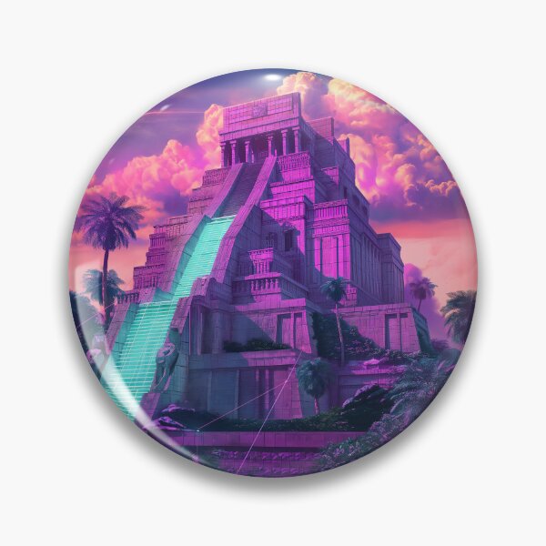 Item preview, Waporwave Ziggurat designed and sold by deepglitchart.
