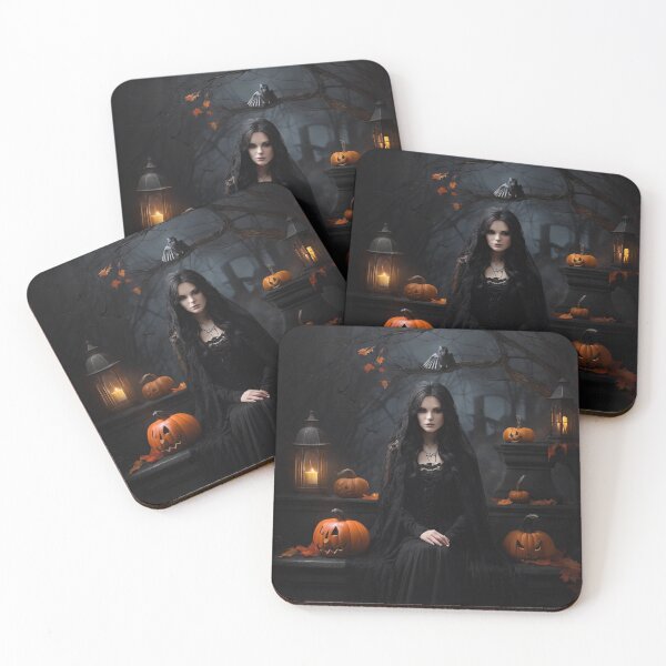 Item preview, Autumn Enchantment The Witch's Halloween Vigil designed and sold by EnchantedVista.